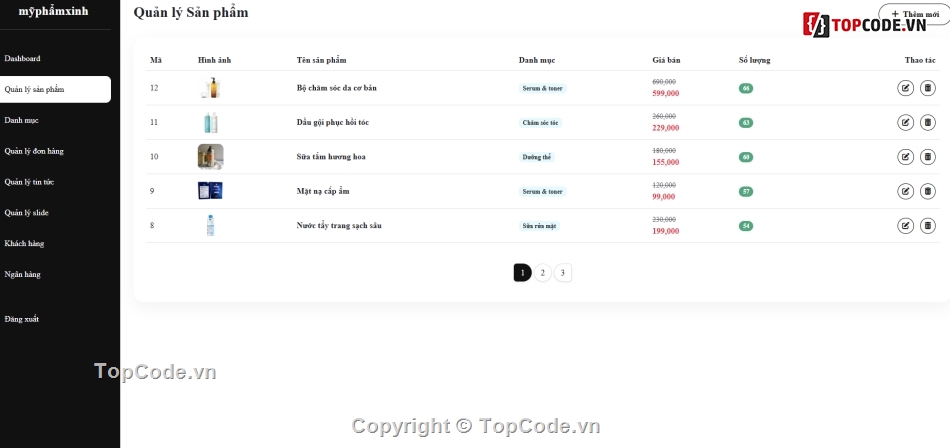 mỹ phẩm,bán mỹ phẩm,Website bán mỹ phẩm